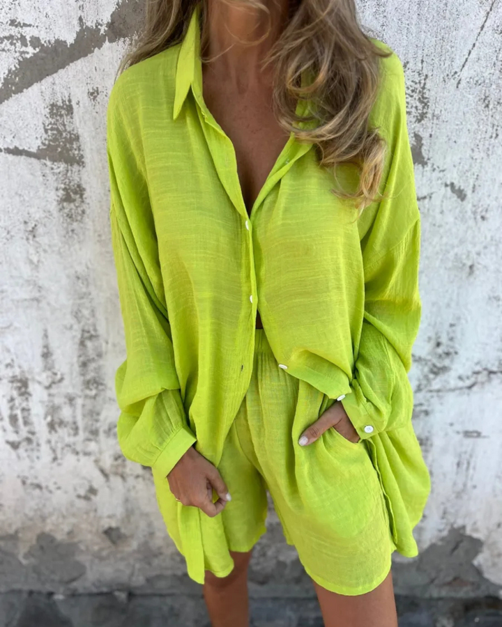 Tavira | Casual Shirt & Shorts Set
