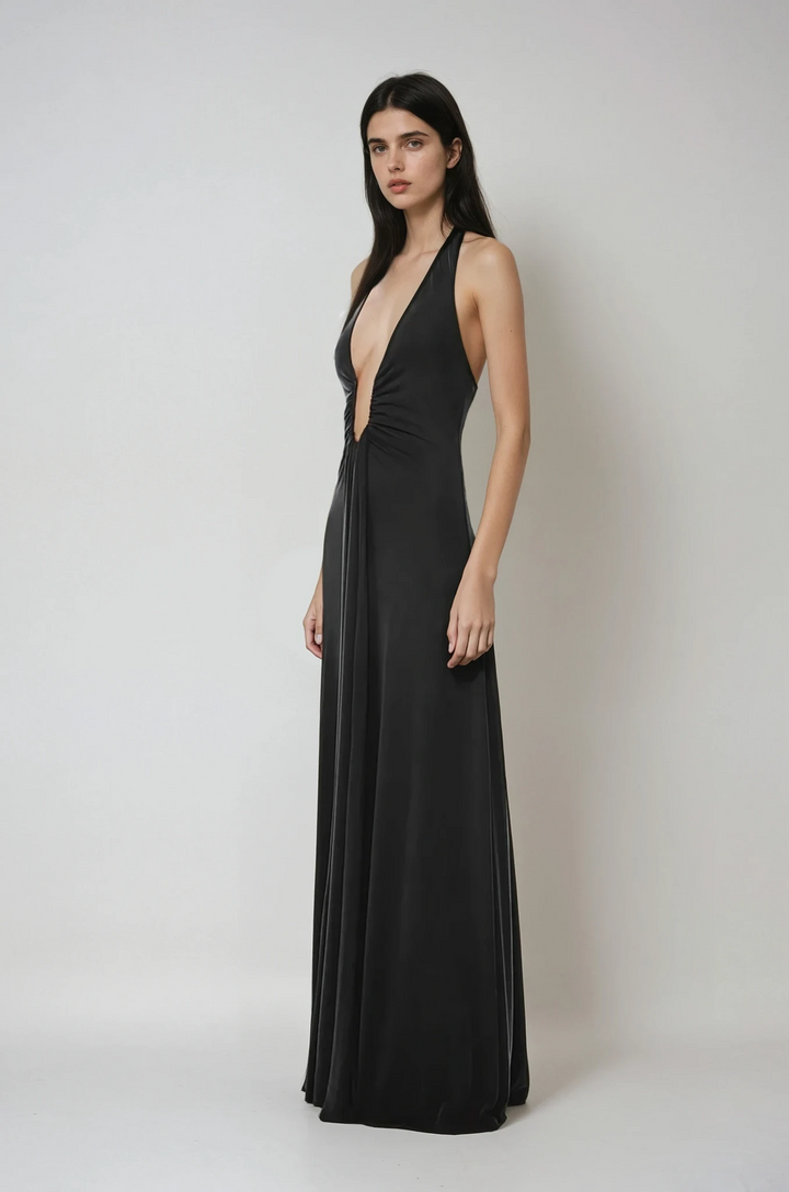 Soline – Cupro Maxi Dress