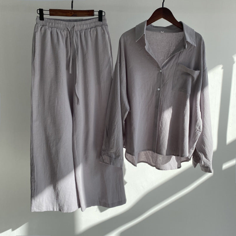 Renata | Cozy Relaxed Shirt & Pants Set