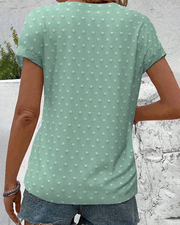 Rosalie | V-Neck Buttoned Shirt