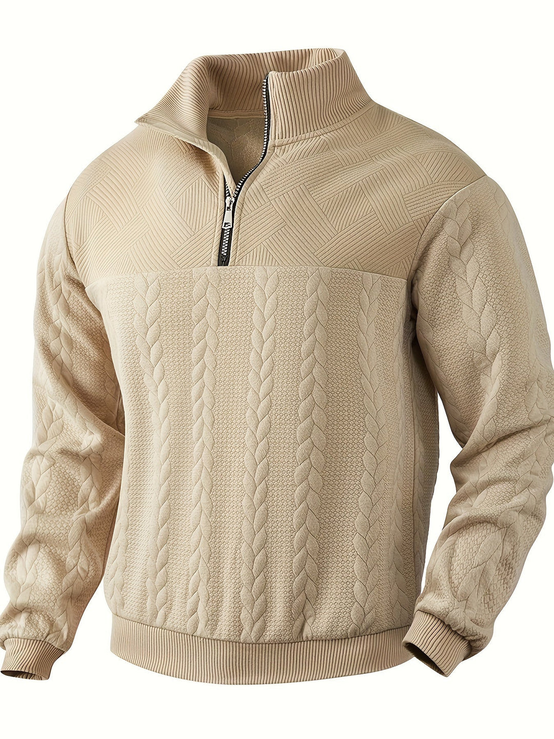 LEONARDO™ – VINTAGE MENS'S ZIP-UP SWEATER