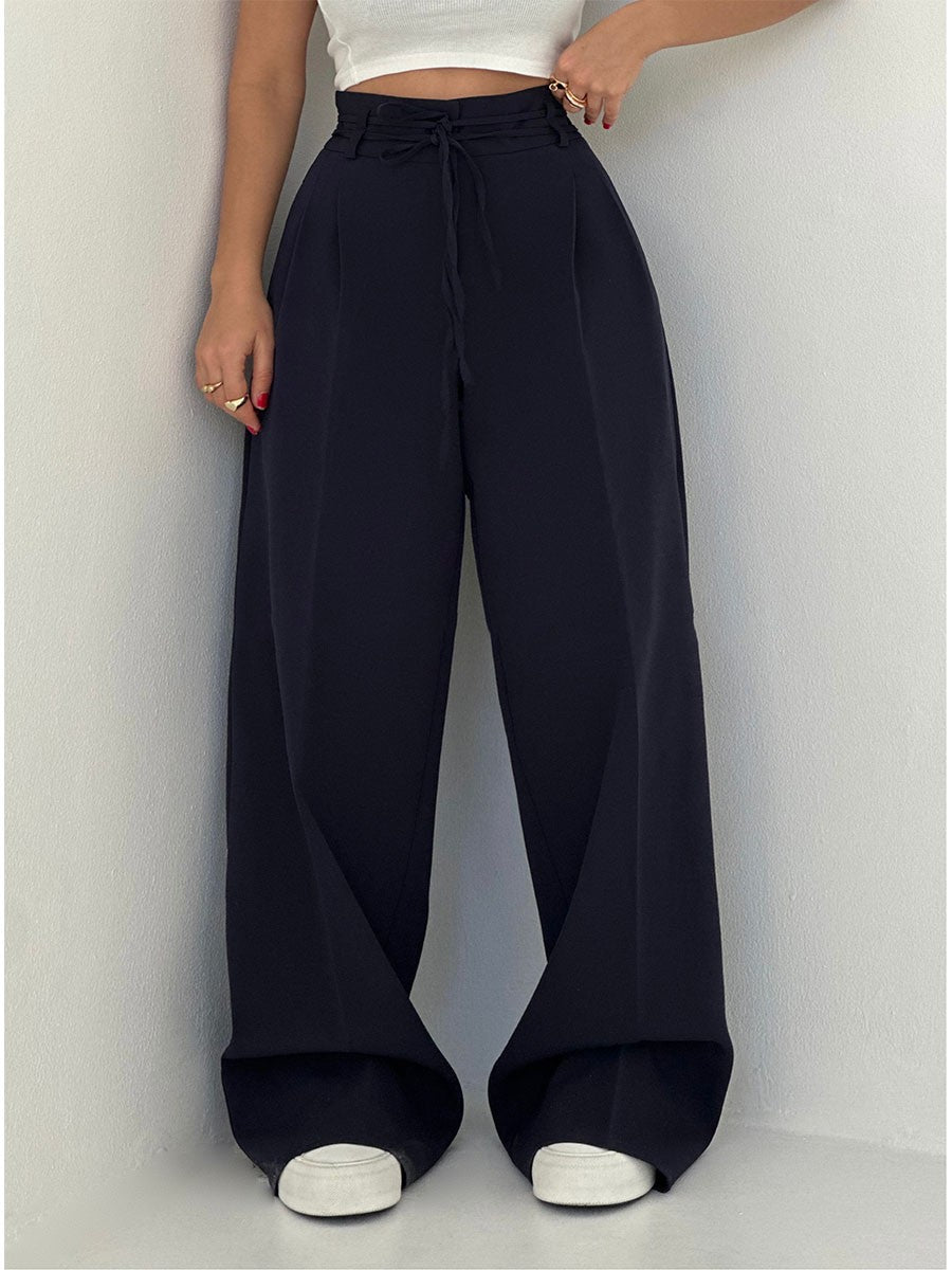 Odette - High-Waisted Pants with Wide Legs