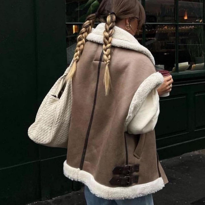 Karen | Women’s Shearling Zip Vest