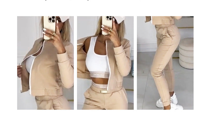 LUNA-3 PIECE ZIPPERED TRACKSUIT