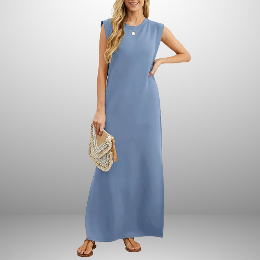 Emma |Long Flowing Wrinkle-Free Dress