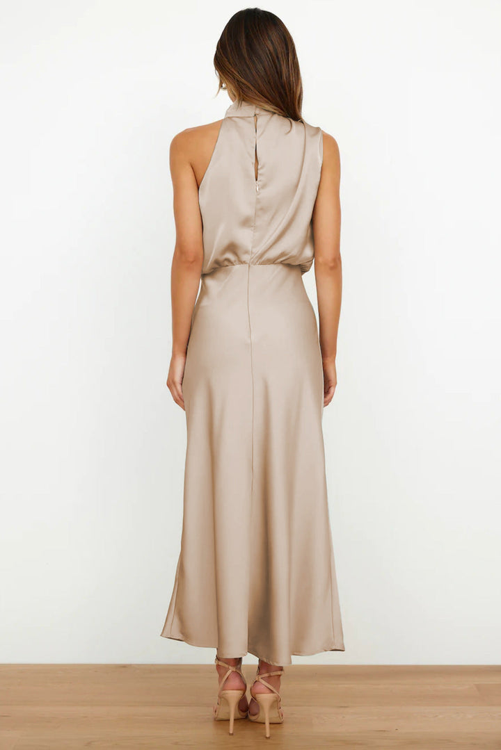 Lydia | Long Halterneck Dress