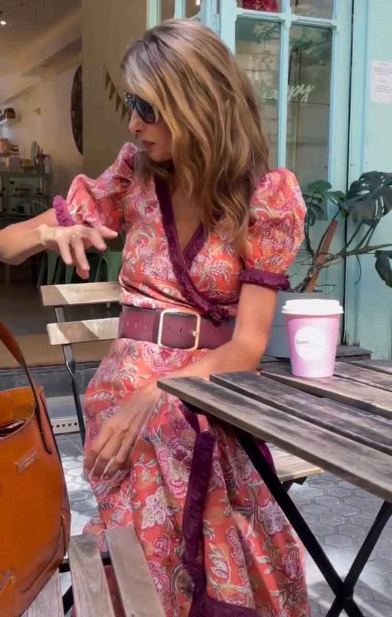 Bianca | Elegant Short Sleeve Maxi Dress