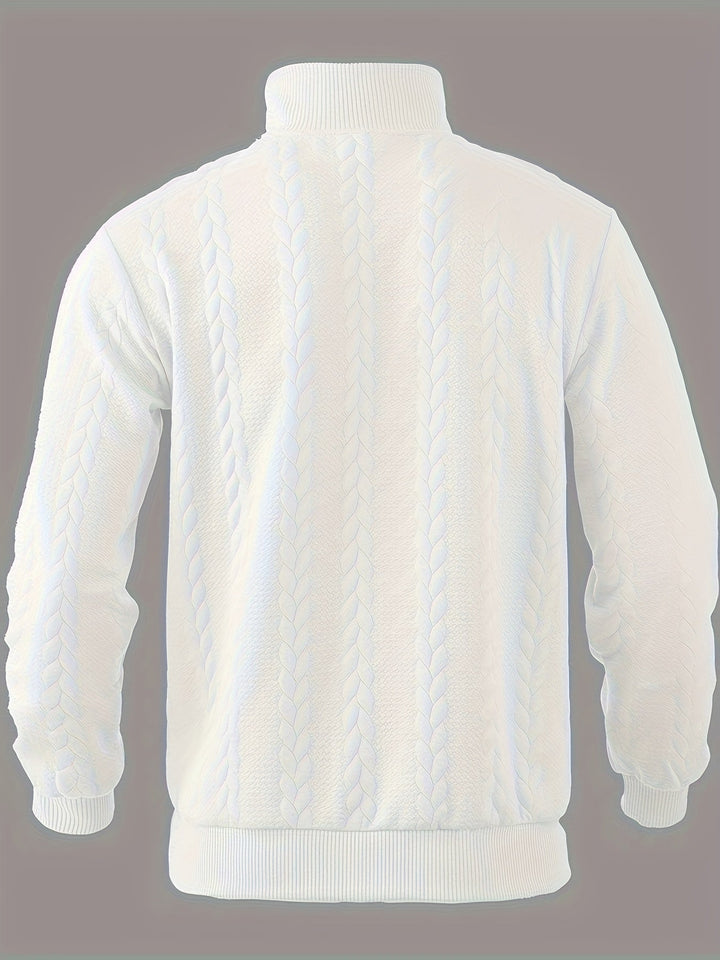 LEONARDO™ – VINTAGE MENS'S ZIP-UP SWEATER