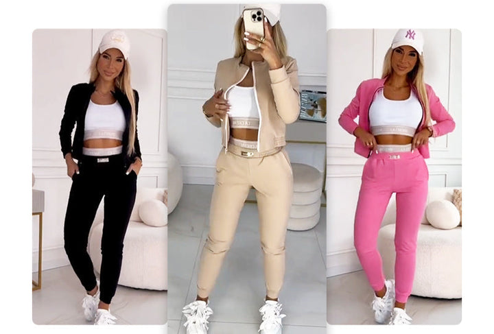 LUNA-3 PIECE ZIPPERED TRACKSUIT