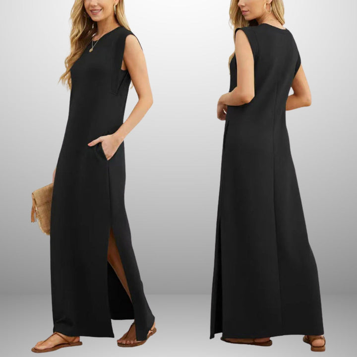 Emma |Long Flowing Wrinkle-Free Dress