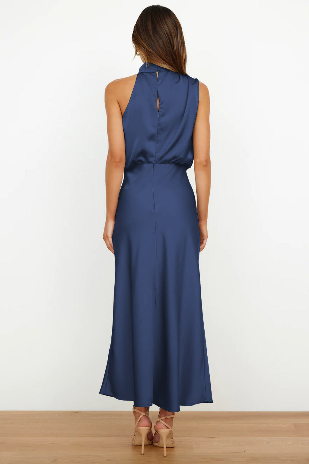 Lydia | Long Halterneck Dress