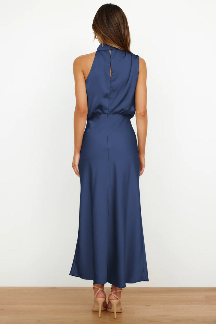 Lydia | Long Halterneck Dress