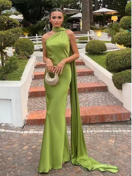 Adaline - Timeless cape maxi dress