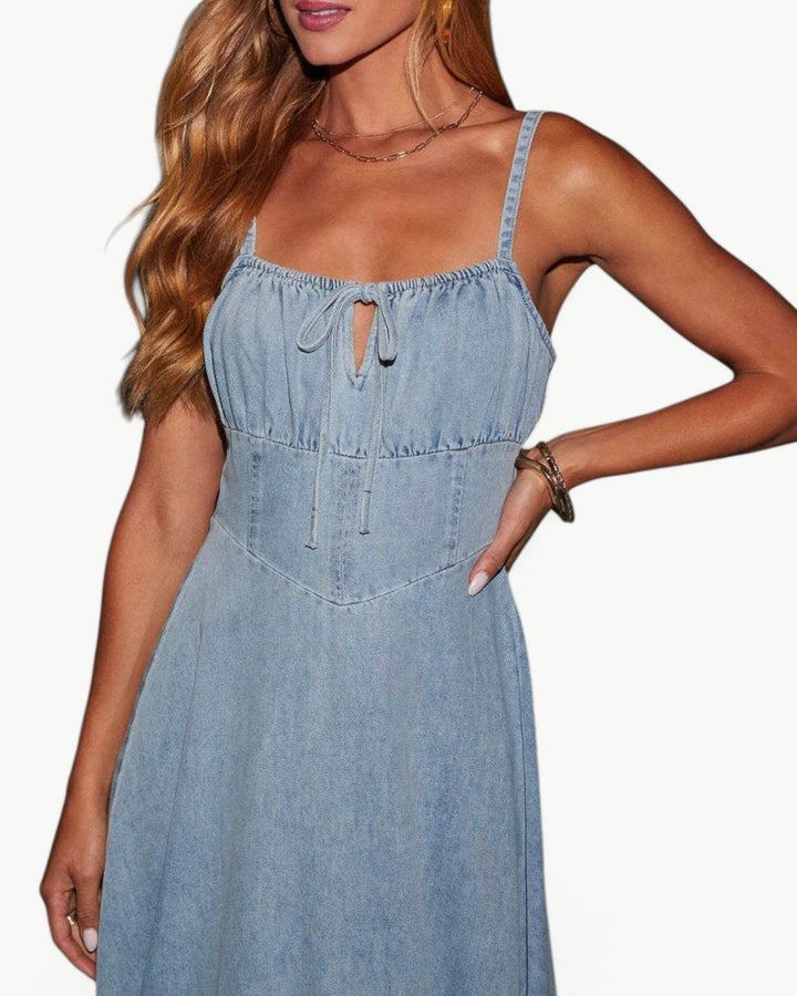 Juliette | Denim Midi Dress