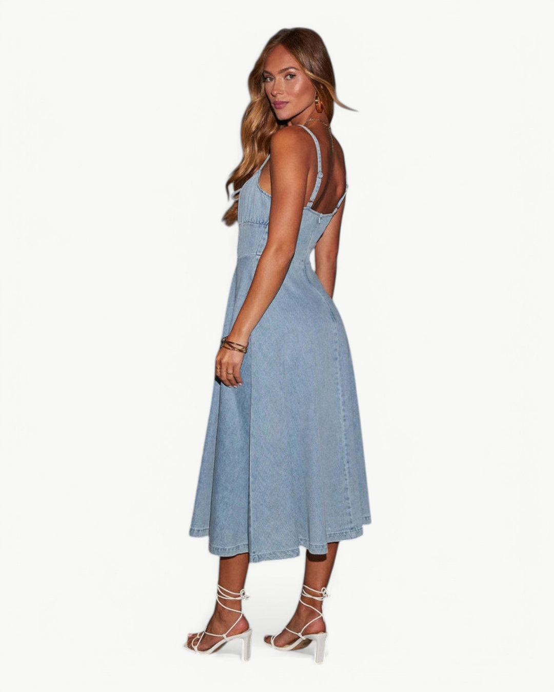 Juliette | Denim Midi Dress