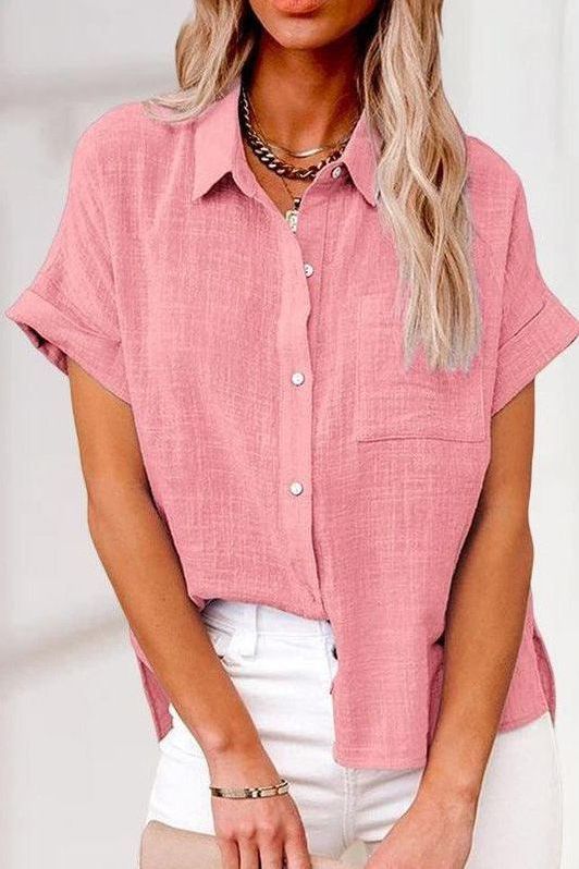 Lavinia | Chic Lightweight Button-Up Shirt