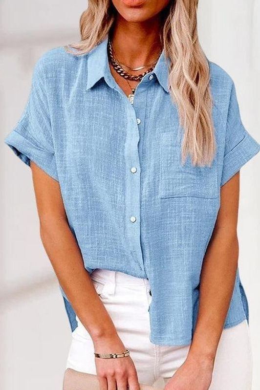 Lavinia | Chic Lightweight Button-Up Shirt
