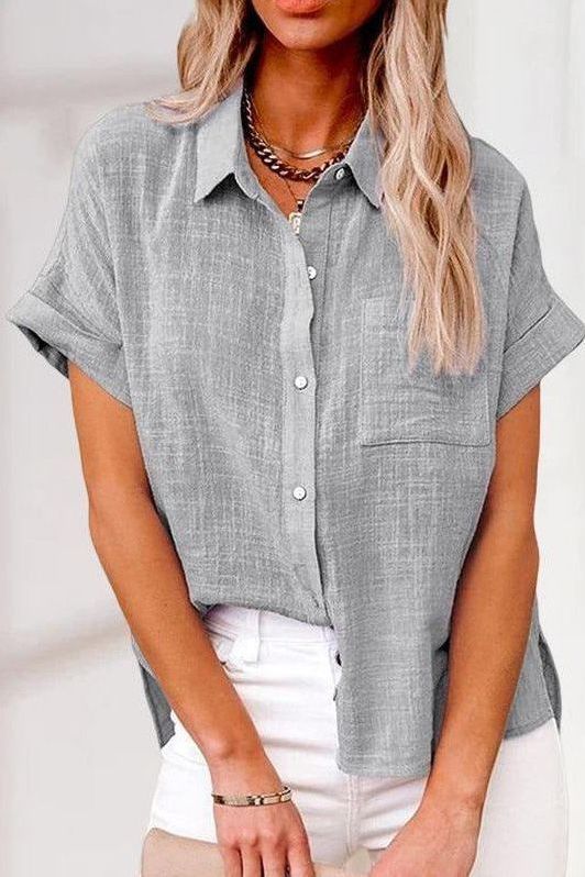 Lavinia | Chic Lightweight Button-Up Shirt