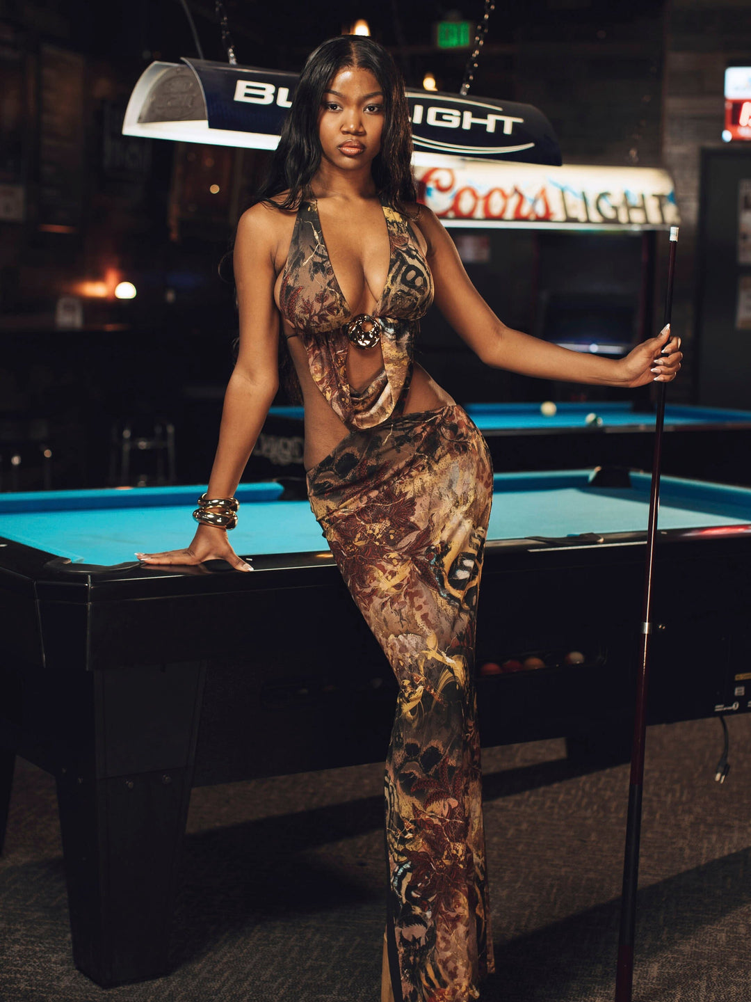 Kelli -Boho backless maxi dress