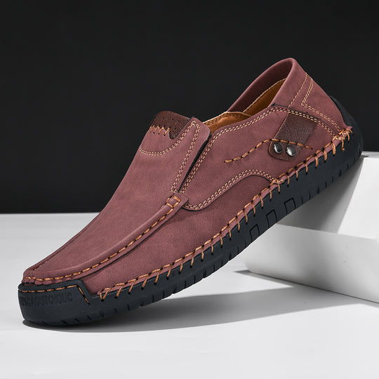 LIO - LEATHER LOAFERS WITH NON-SLIP