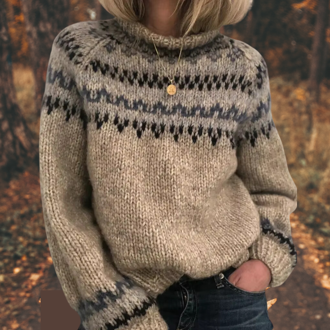 Astrid™ | Women’s Nordic Knit Sweater