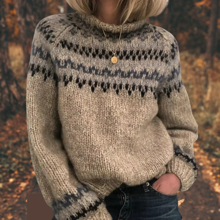 Astrid™ | Women’s Nordic Knit Sweater