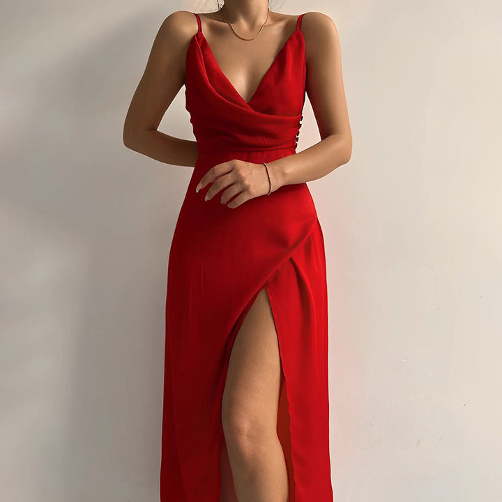 CARINA- ELEGANT STRAPLESS DRESS