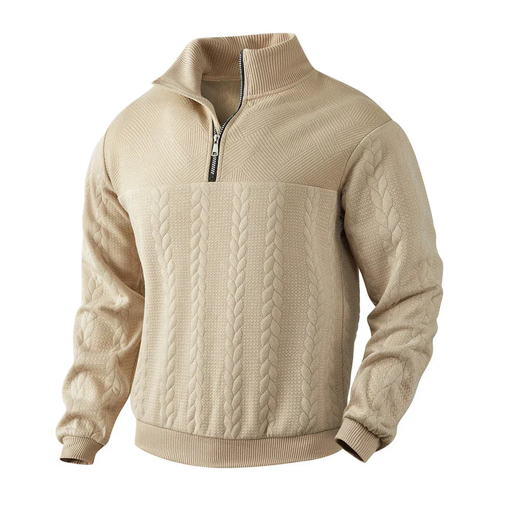 LEONARDO™ – VINTAGE MENS'S ZIP-UP SWEATER