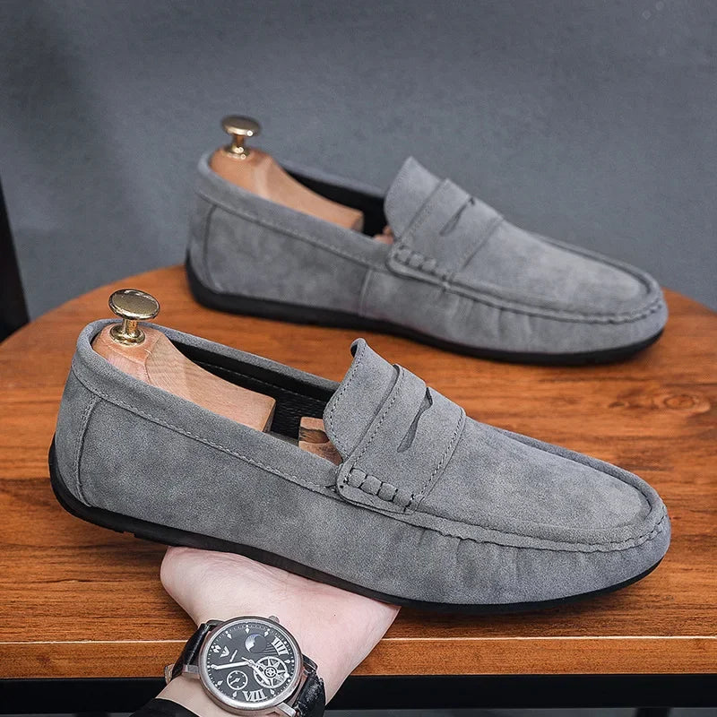 Lightweight Suede Loafers