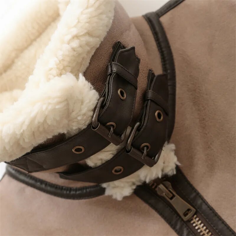 Karen | Women’s Shearling Zip Vest