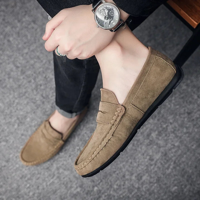 Lightweight Suede Loafers