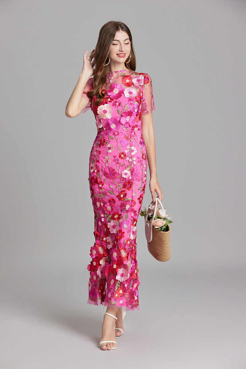 MIA- FLORAL FNESSE DRESS