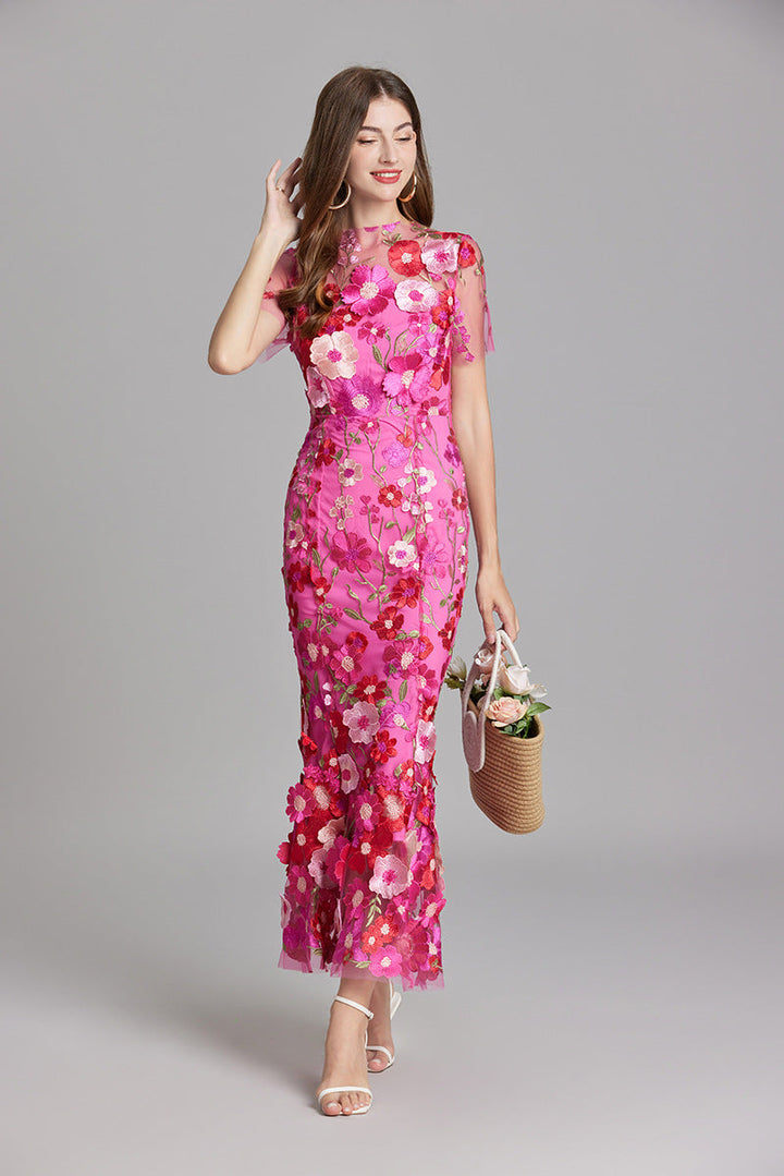 MIA- FLORAL FNESSE DRESS