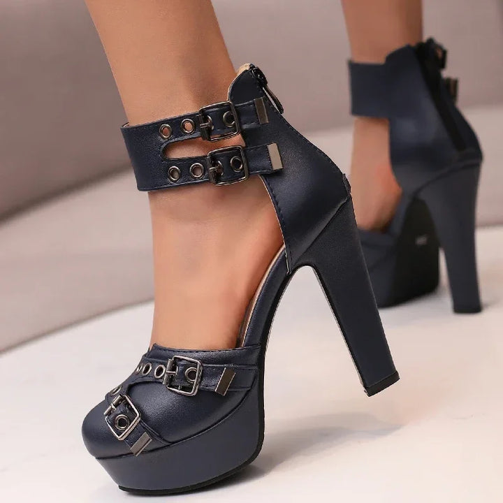 Sophie Ember Strap Heels