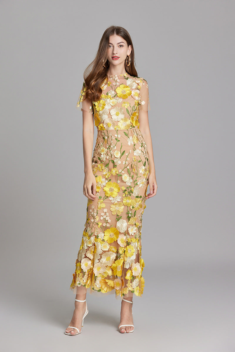MIA- FLORAL FNESSE DRESS