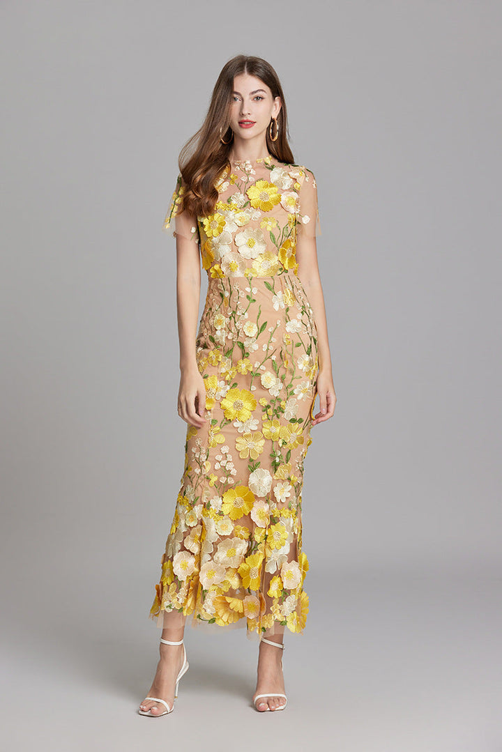 MIA- FLORAL FNESSE DRESS