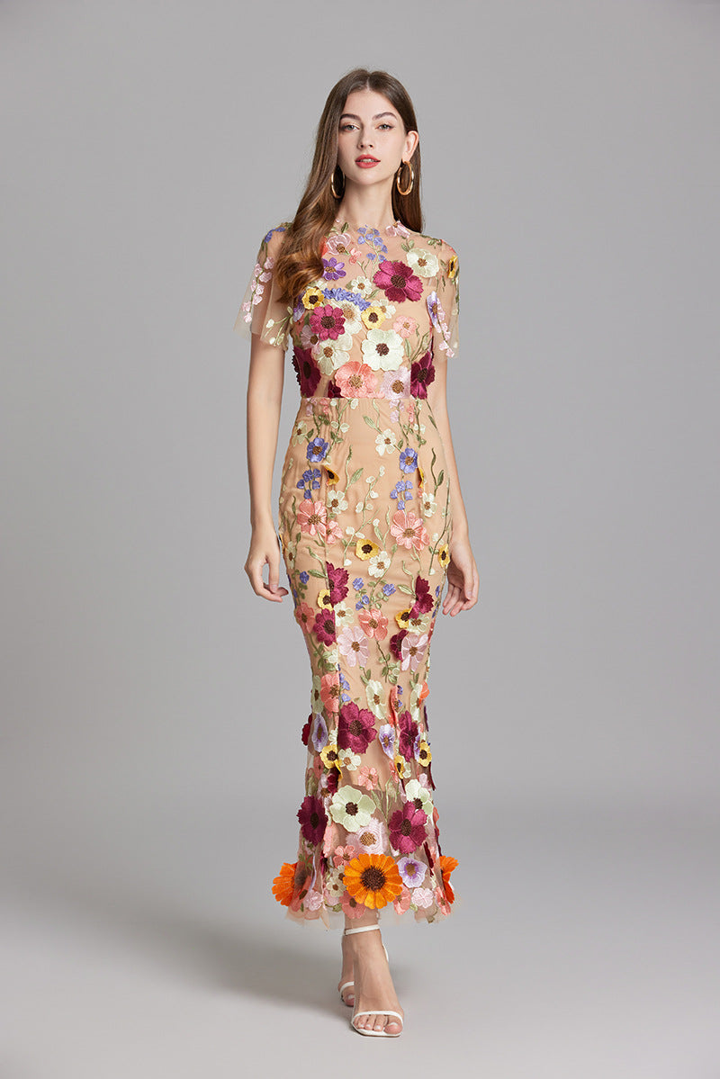 MIA- FLORAL FNESSE DRESS