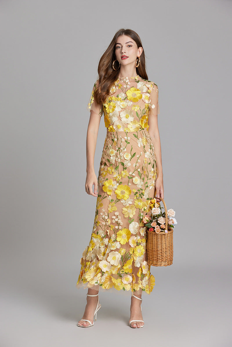 MIA- FLORAL FNESSE DRESS