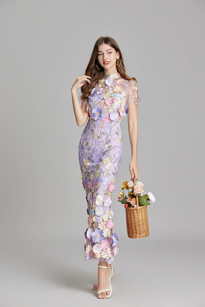 MIA- FLORAL FNESSE DRESS