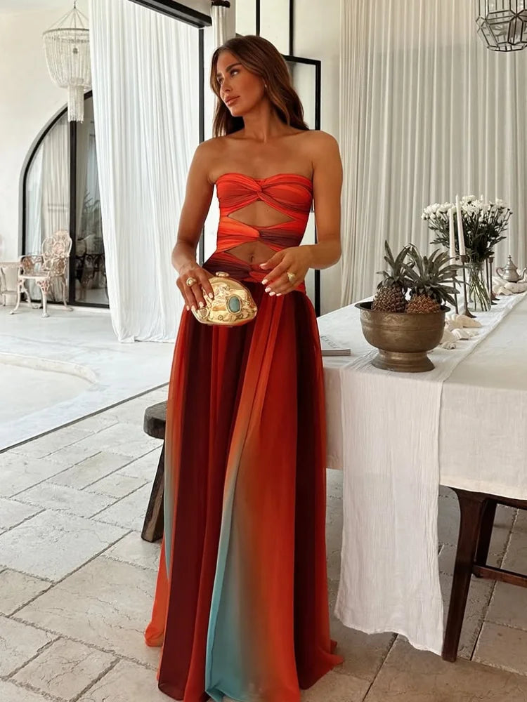 Cosima | Slim fit long dress