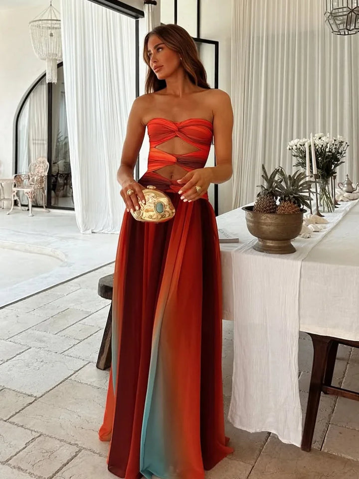 Cosima | Slim fit long dress