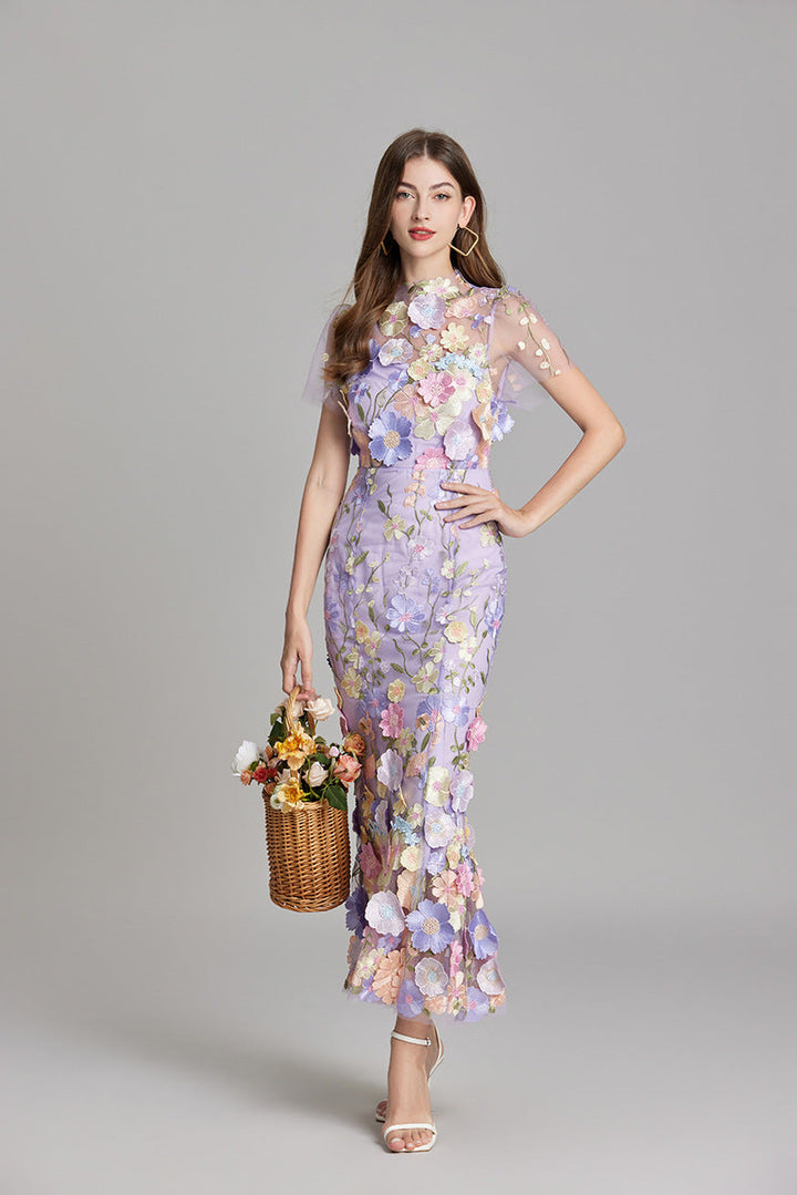 MIA- FLORAL FNESSE DRESS