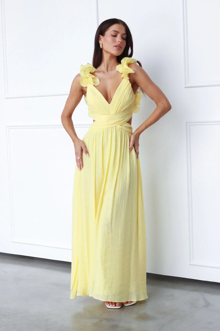 Vanessa - Elegant Backless Maxi Dress
