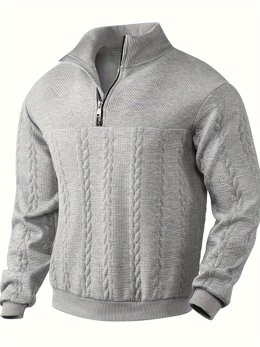 LEONARDO™ – VINTAGE MENS'S ZIP-UP SWEATER