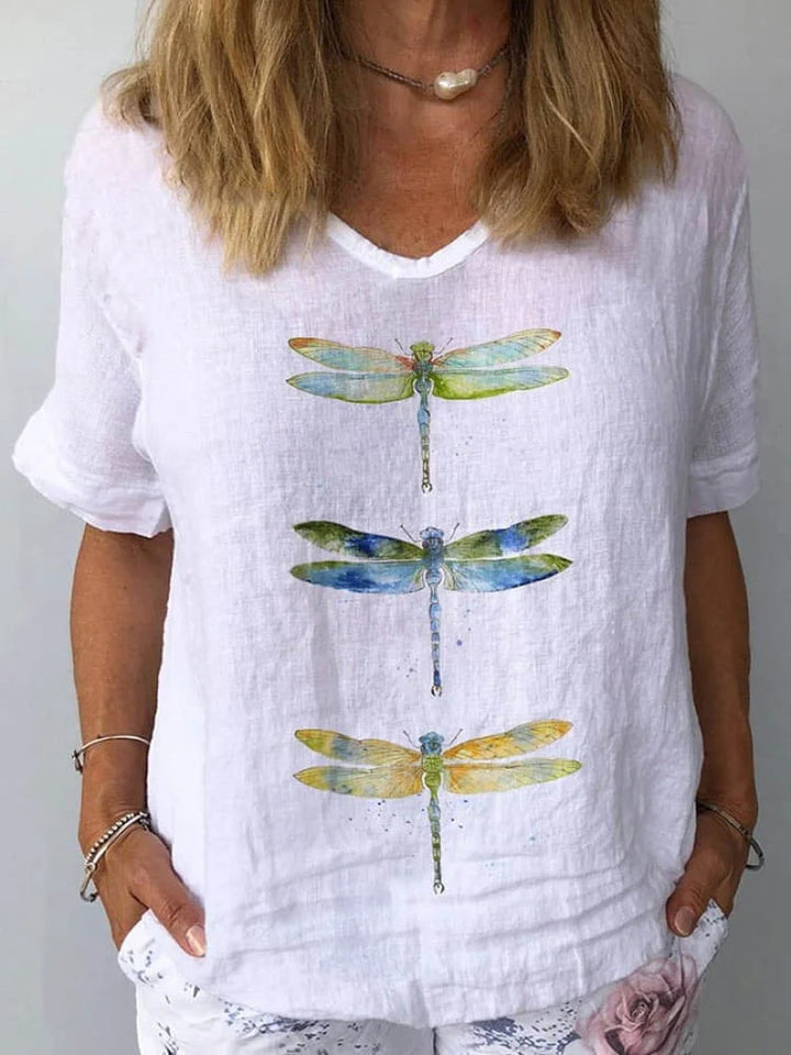 Nila/ Relaxed Dragonfly Top