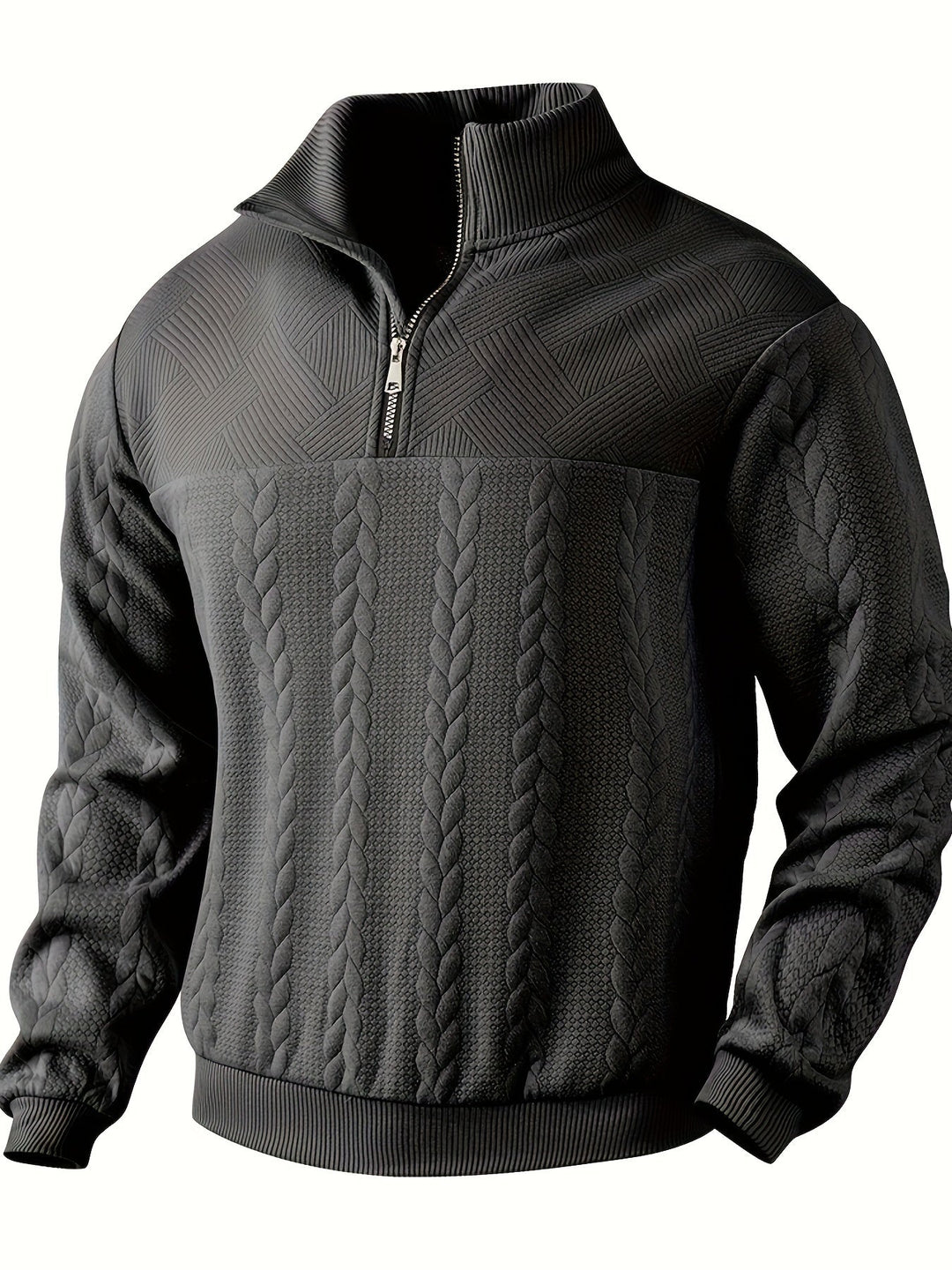 LEONARDO™ – VINTAGE MENS'S ZIP-UP SWEATER