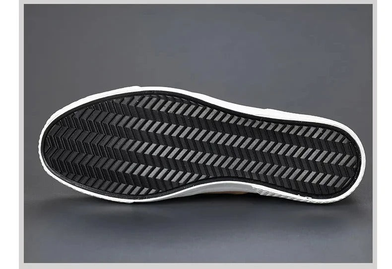 Leather Shoes with Zipper