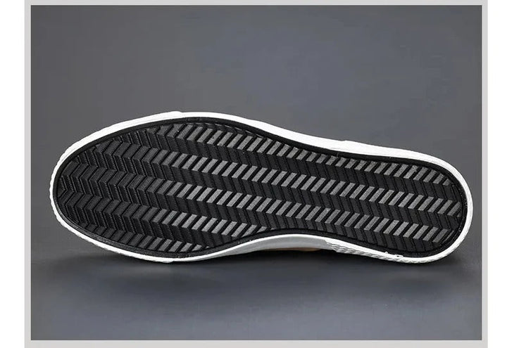 Leather Shoes with Zipper