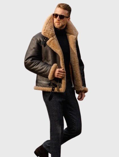 DOMENIC™-LUXURY SHEARLING JACKET