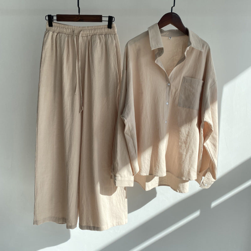 Renata | Cozy Relaxed Shirt & Pants Set